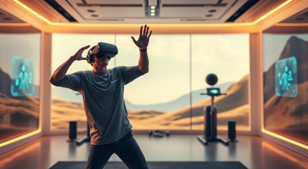 Latihan olahraga dengan VR